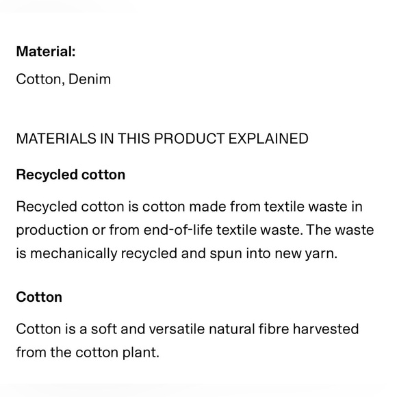 H&M SHORT SLEEVE OVERSIZED DENIM SHIRT - Picture 4 of 9